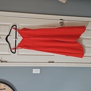 ASOS Red Sundress Office wear elegant wear business casual career resort wear .